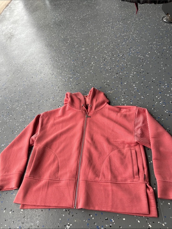 Dkny Tops - Dkny Rose Pink Full-Zip Hooded Sweatshirt